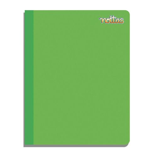 Cuaderno Nottas Cosido Grande Cuadros Verde - 100 Hojas