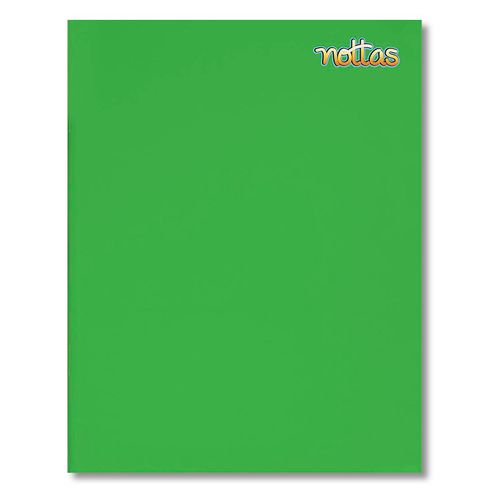 Cuaderno Nottas engrapado pasta flexible tamaño francés verde - 80 hojas