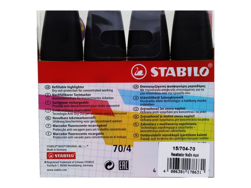 Stabilo-Resaltador-Boss-4U-2-46604