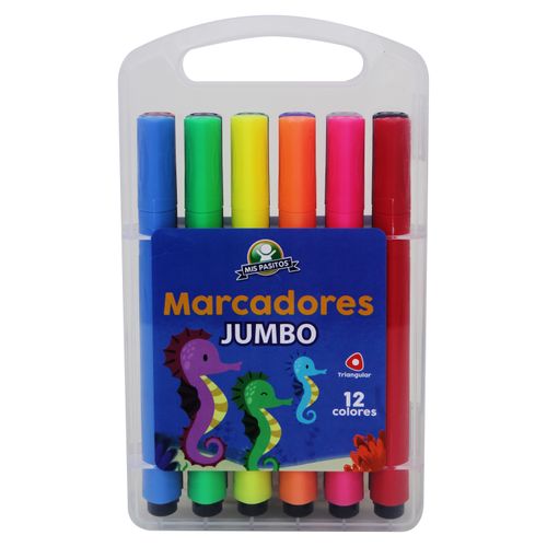 Marcador Mis Pasitos trian jumbo - 12 Uds