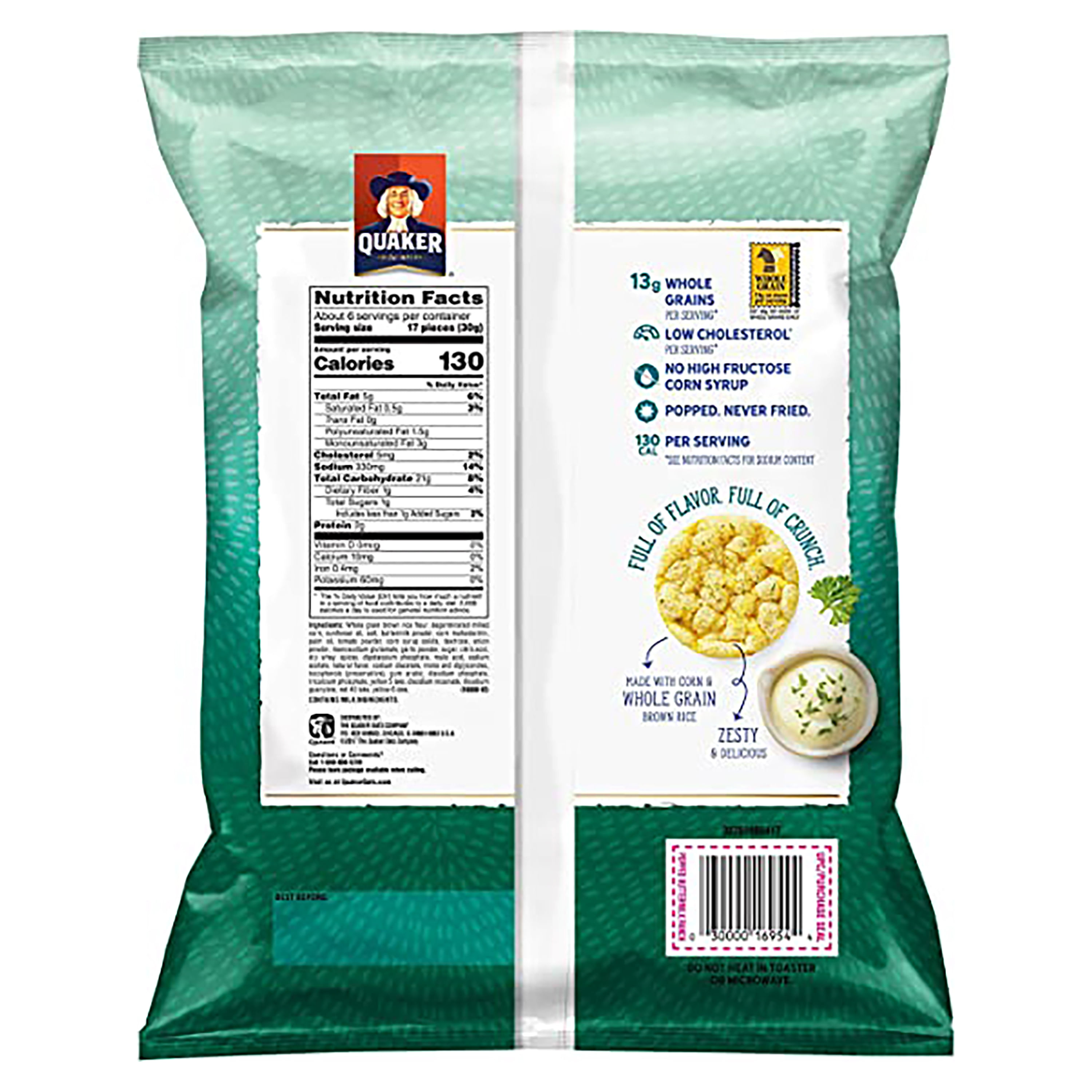 Mini Rice Crisps Ranch - 172gr