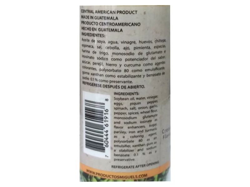 Comprar Salsa Miguels De Chiltepe - 130gr | Walmart Guatemala