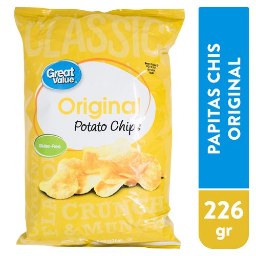 Snack Great Value Papa Original - 227 g