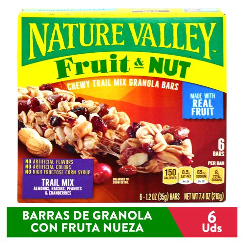 Barra Nature Valley de granola nuez mezcla de frutos secos - 210 g