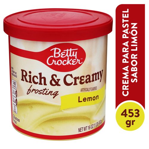 Frosting Betty Crocker rich and creamy lemon - 453 g