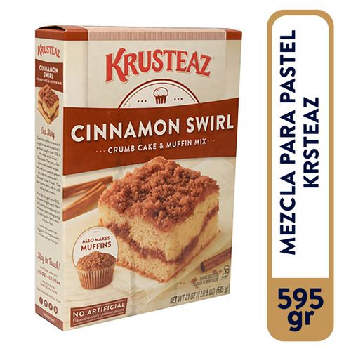 Mezcla Krusteaz Cinnamon Para Pastel - 595 g