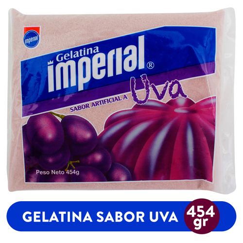 Gelatina Imperial Uva - 454 g