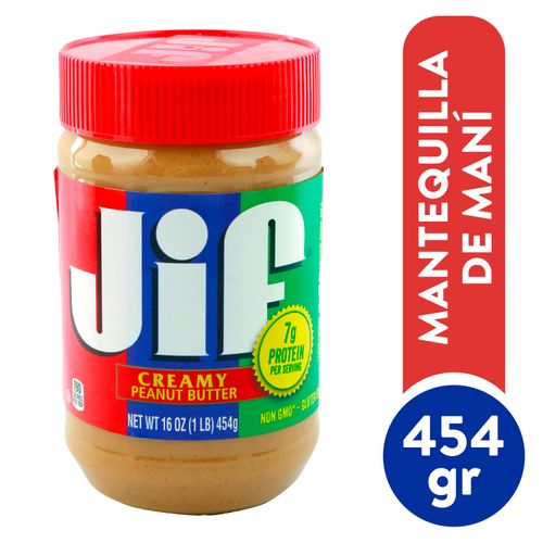 Mantequilla Jif Cremosa De Mani - 454gr