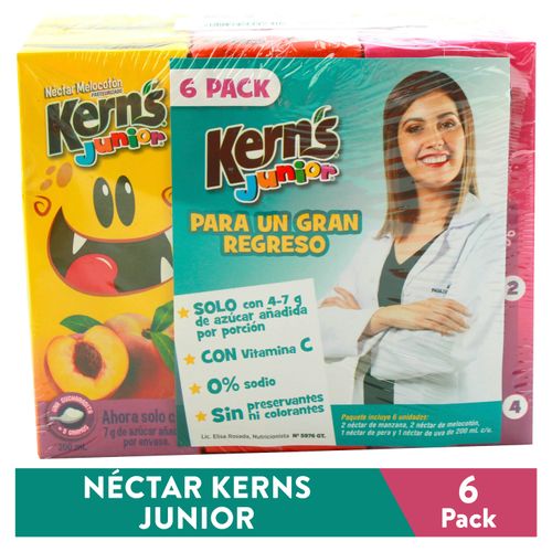 Nectar Kerns, Junior 6 Pack - 200ml