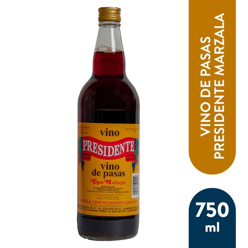 Vino D Pasas Presidente Marzala - 750ml