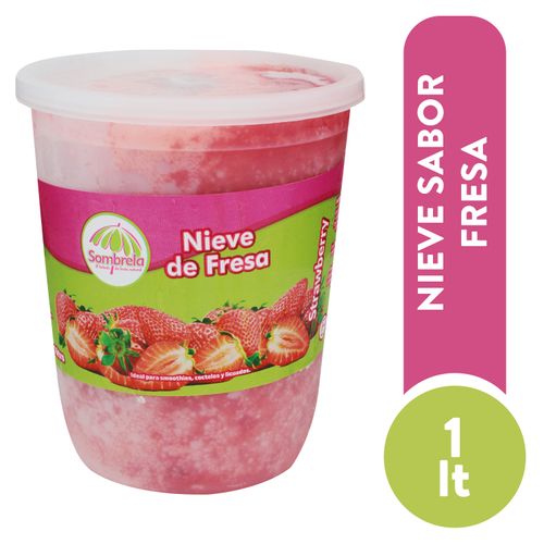 Helado Sombrela Fresa Natural - 1000ml