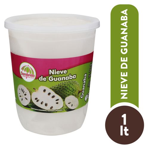 Helado Sombrela Litro Guanaba - 1000ml