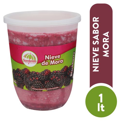 Helado Sombrela De Mora - 1000ml