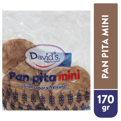 Pan Pita Davids Mini Integral - 170gr