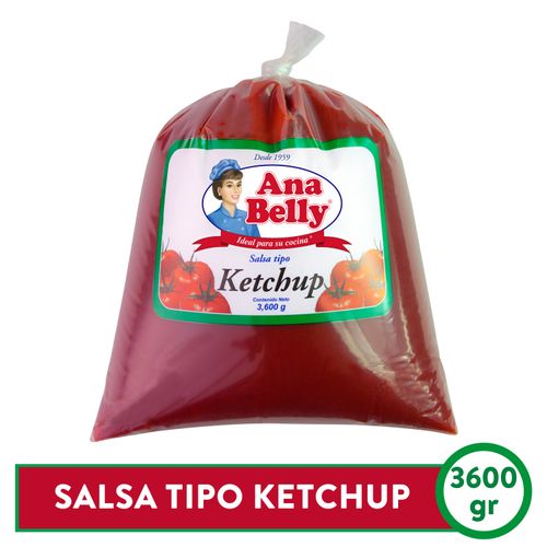 Salsa Ana Belly Tipo Ketchup Bolsa -3628G