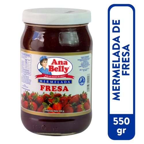 Mermelada Ana Belly Fresa  - 550 g