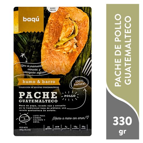 Pache Baqu De Pollo Listo Para Comer - 300gr