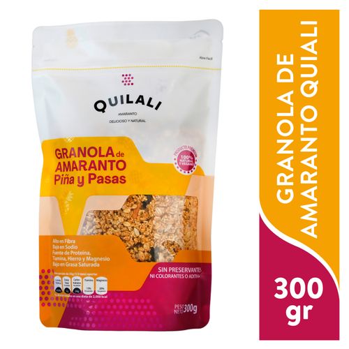 Granola Quilali Pina Y Pasas - 300gr