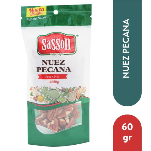 Nuez Sasson Pecana Bolsa - 60 g