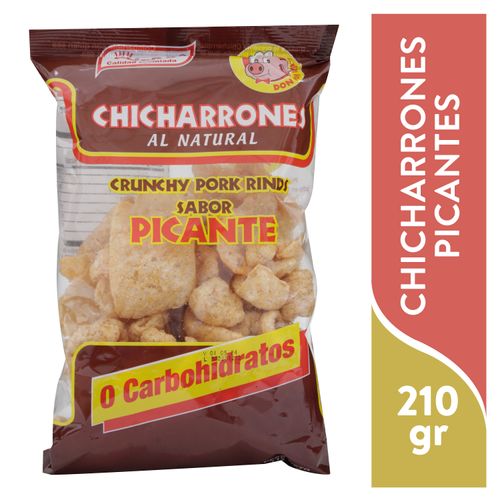 Chicharrónes Ricks al Natural con Sabor Picante - 115 g