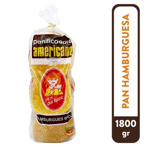 Hamburguesa Tahona Ajonjoli 6 Pack - 1800 g