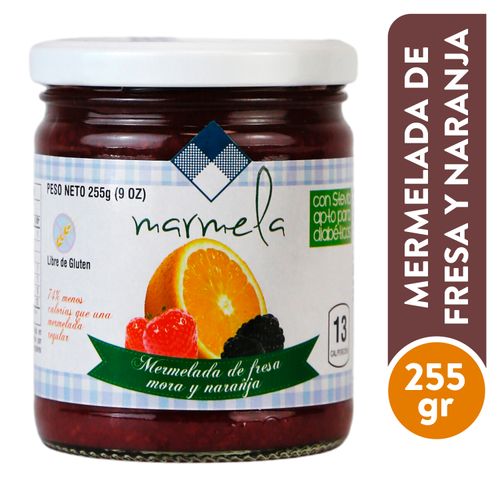 Mermelada Marmela Fresa Mora Naranja - 255gr