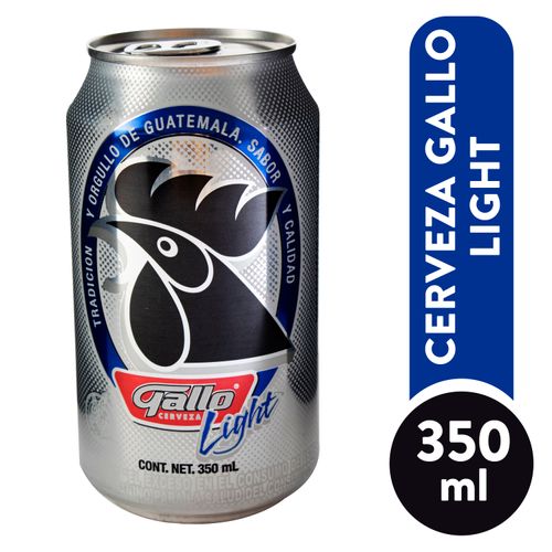 Cerveza Gallo Lata Light 350Ml