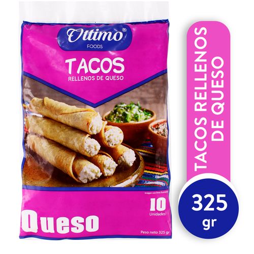 Tacos Ottimo Rellenos De Queso - 325 g