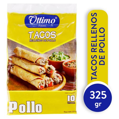 Tacos Ottimo Rellenos De Pollo - 325 g