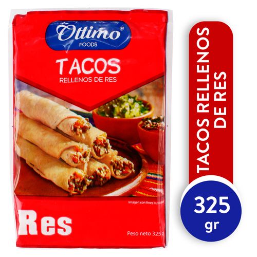 Tacos Ottimo Rellenos De Res - 325 g