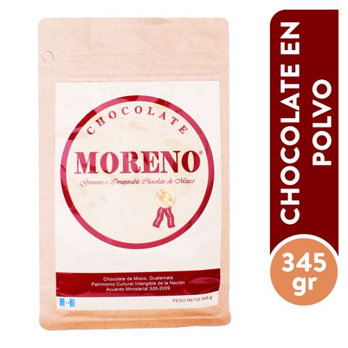 Chocolate Moreno Polvo Artesanal 345Gr