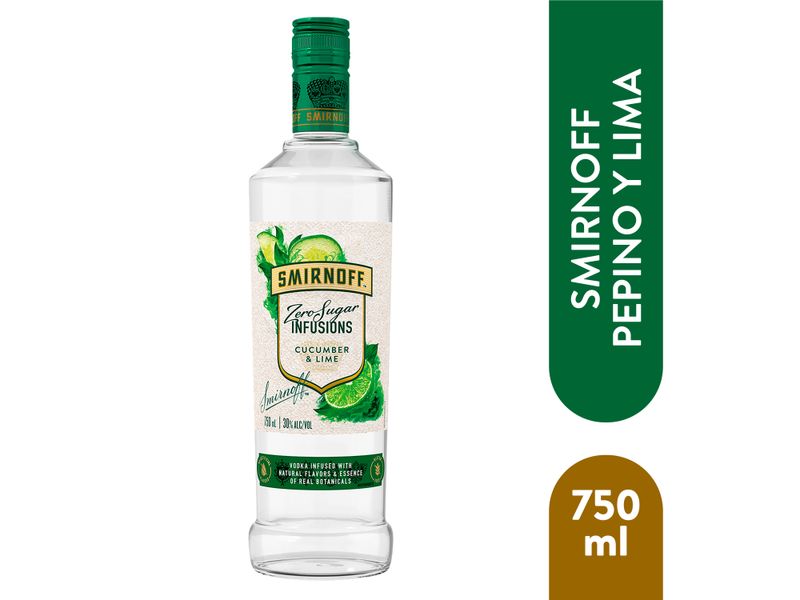 Vodka-Smirnoff-Infusions-Cucumber-Lime-Zero-Sugar-750ml-1-46618