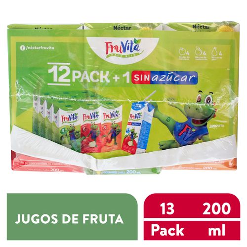 12 Pack Nectar Fruvita Mas Promocional