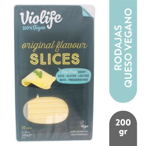 Alimento Vegano Violife Original en Rodajas - 200gr