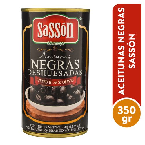 Aceituna Negra Sin Hueso Sasson Lta 350