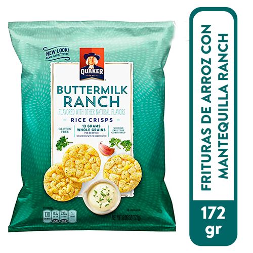 Mini Rice Crisps Ranch - 172gr