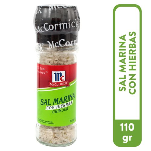 Sal Marina Mccormick Con Hierbas - 110gr