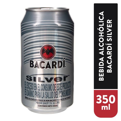 Bacardi Silver Lata 355Ml