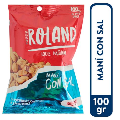 Mani Roland Sal Unidad 100Gr