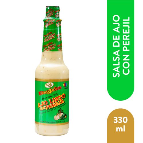 Salsa Don Julio De Ajo Con Perejil 330ml