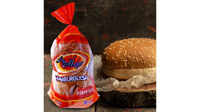 EL MOLINO DE DIA pan de hamburguesa maxi 4 unidades bolsa 300 gr :  : Alimentación y bebidas