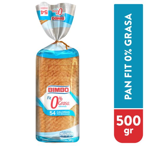 Pan  Sandwich Bimbo 0% Grasa - 500gr