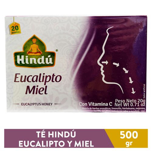 Té Hindú Eucalipto Y Miel - 20 g