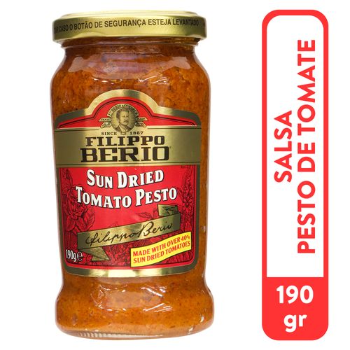 Salsa Sun dried Pesto de Tomate Filipo Berio - 190gr