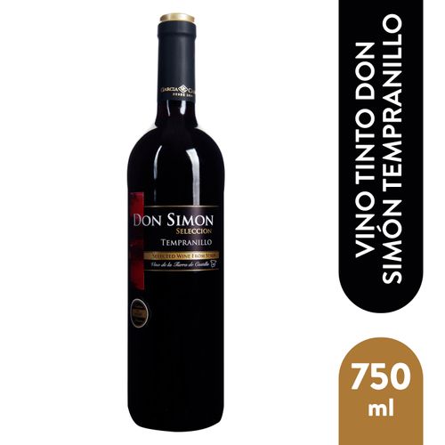 Vino Tinto Don Simon Tempranillo 750 Ml
