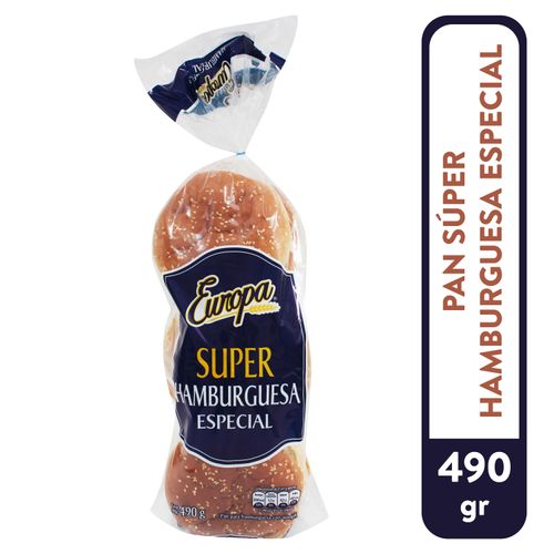 Pan Europa Hamburguesa Big 6 Uds - 490 g