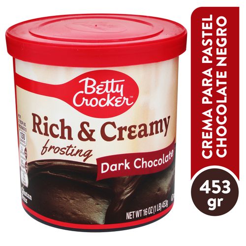 Frosting Betty Crocker  Dark Chocolate - 453gr