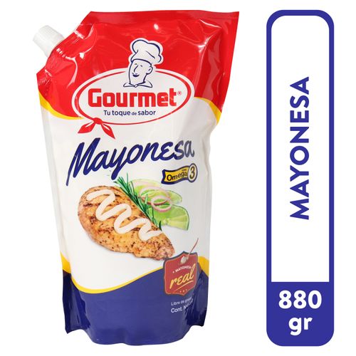 Mayonesa Gourmet libre de grasas y con omega 3 - 880 g