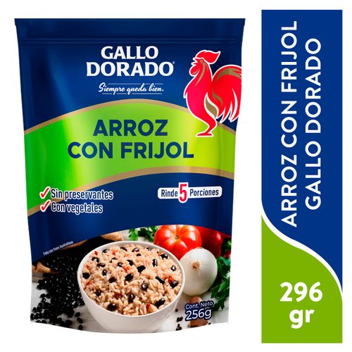 Arroz Gallo Dorado Con Frijol 256Gr
