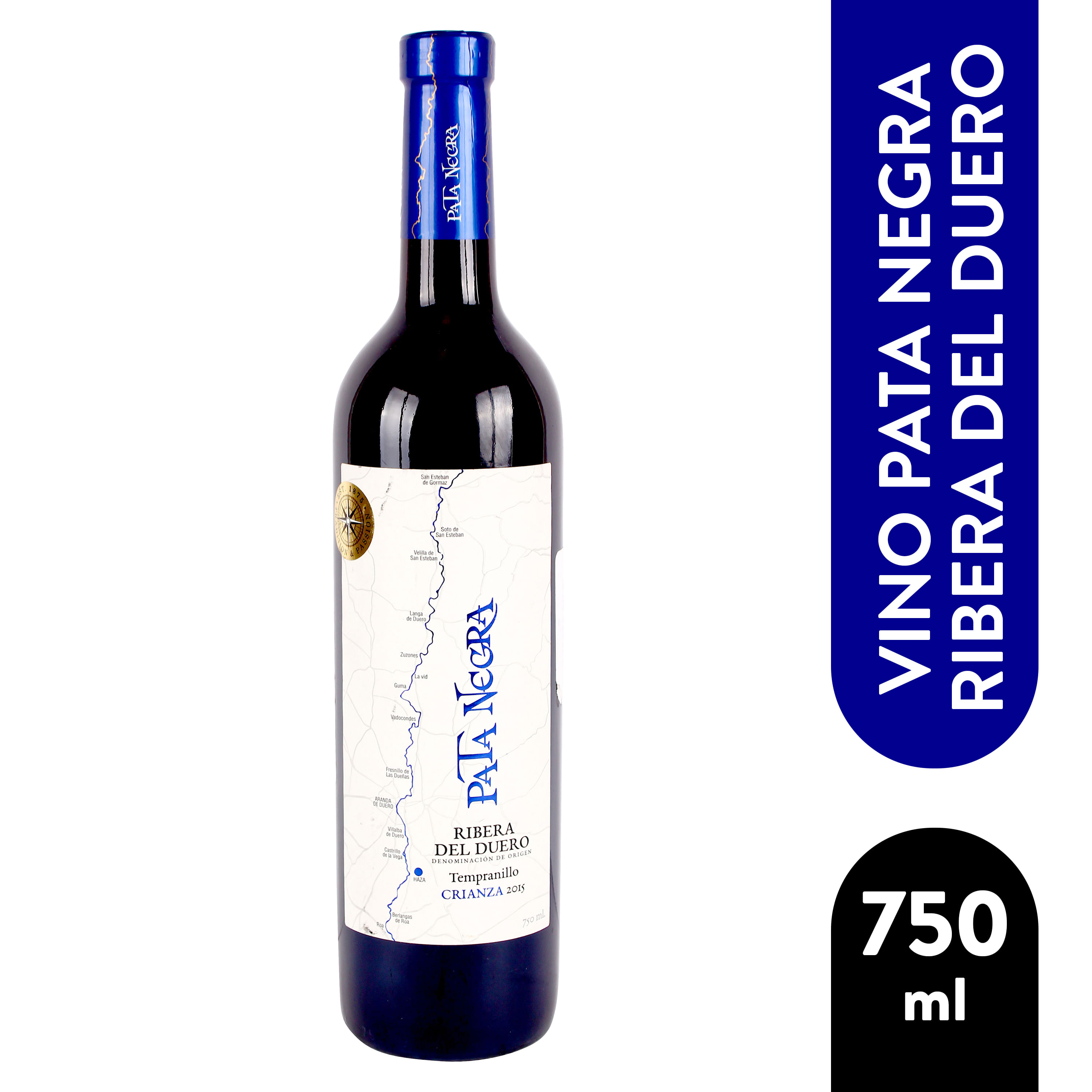 Vino Tinto Pata Negra Ribera Del Duero Roble 750 ml